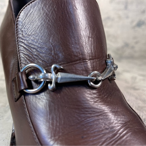 Cesare Paciotti Vintage Brown Oxford Heel Size 37 - Picture 14 of 16